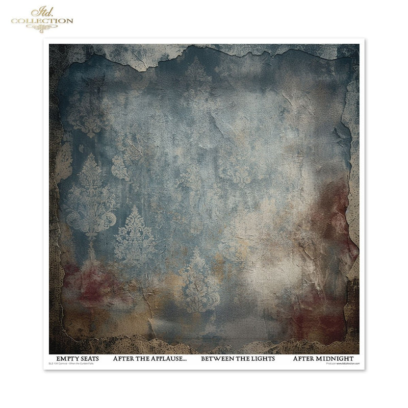 ITD Collection - Carnival - When the Curtain Falls - 12 x 12 Scrapbooking Papers