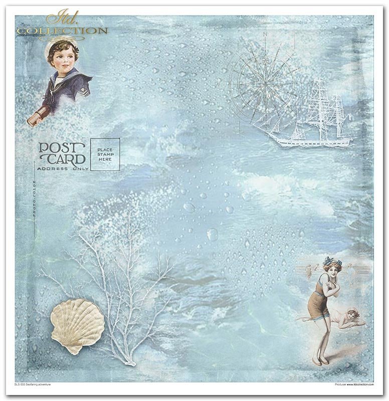 ITD Collection - Seafaring Adventure Scrapbooking Papers
