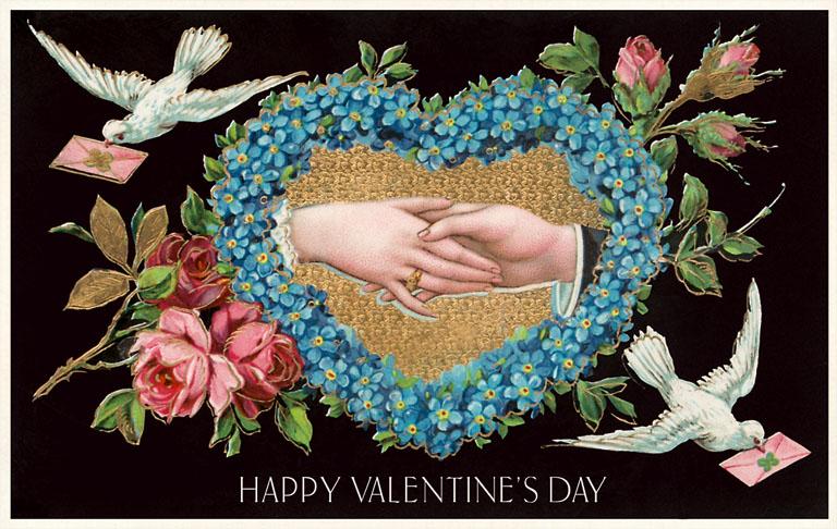 Found Image Press - Postcard - Old Fashioned Valentine Card