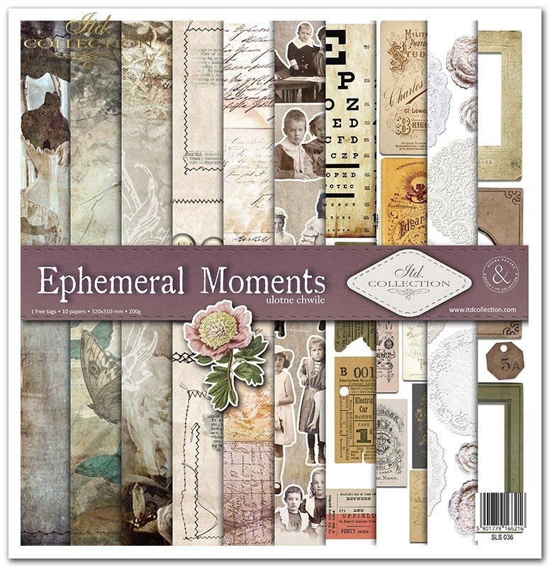 ITD Collection - Ephemeral Moments Scrapbooking Papers