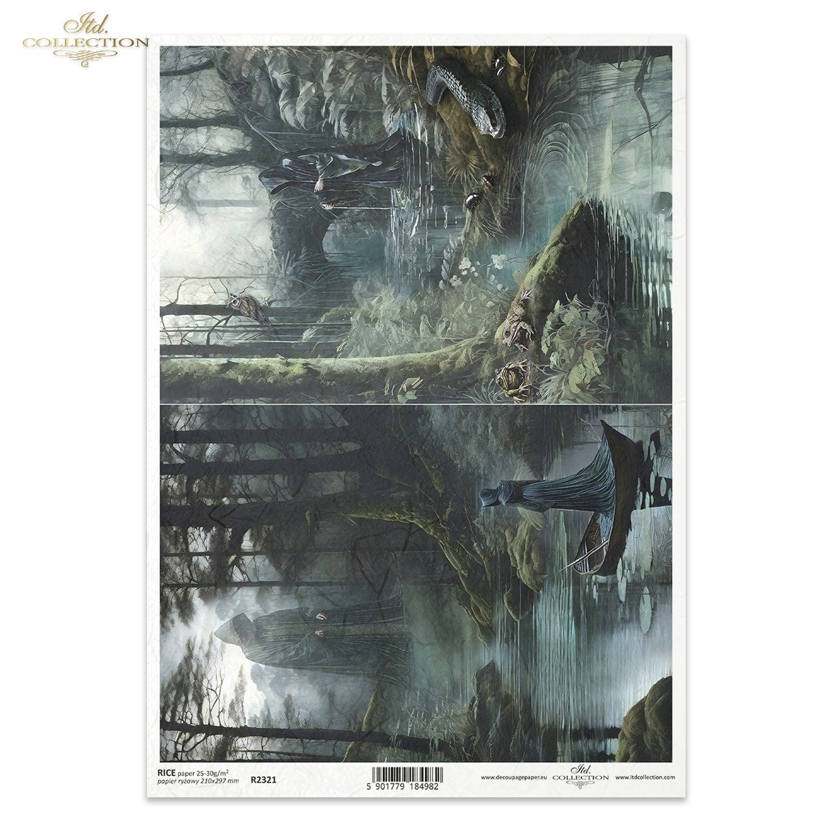 ITD Collection - Dark Lake - Rice Paper โ Root & Company