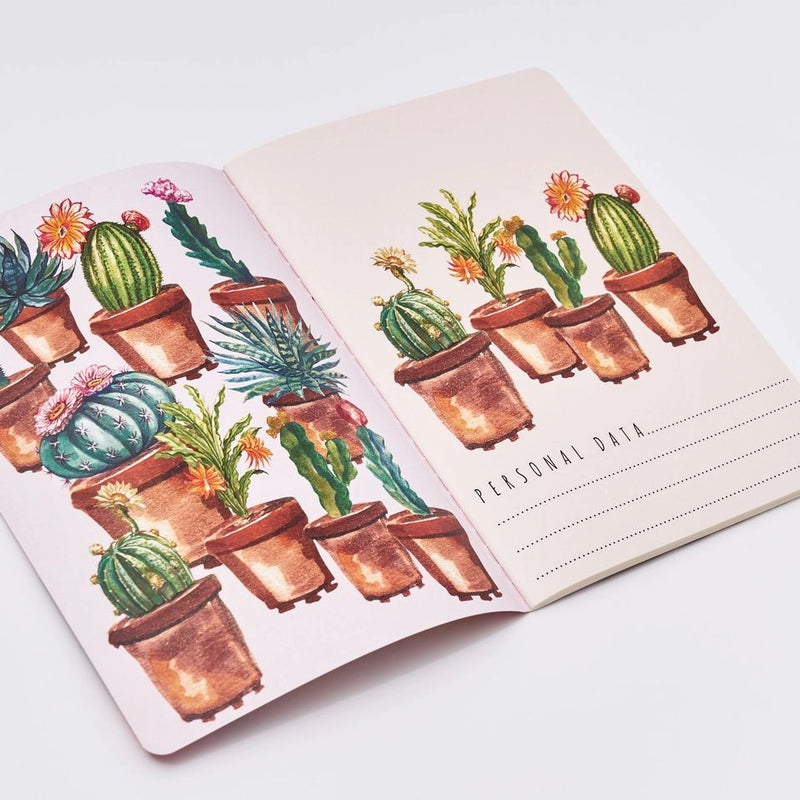 BV by Bruno Visconti - Cactus On Rose Notebook