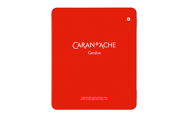Caran d'Ache - Set of 18 Colored Pencils Supracolor™ Aquarelle in Metal Box
