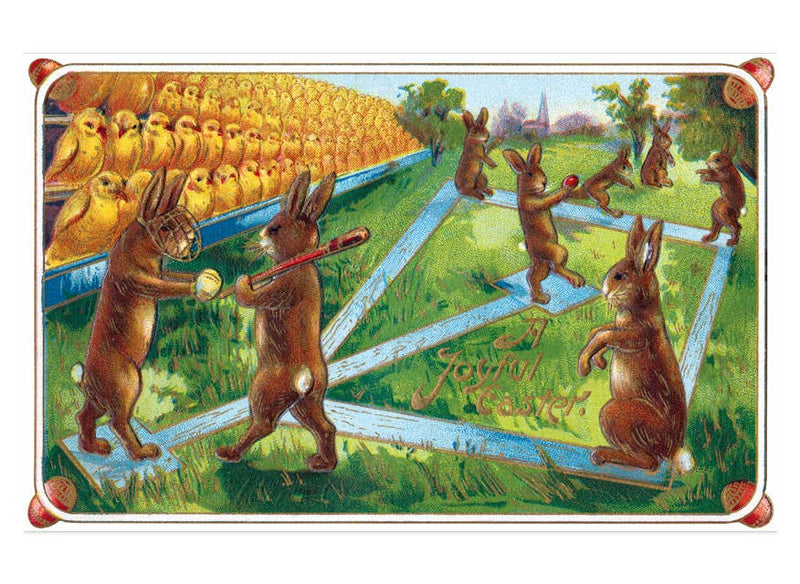 Laughing Elephant - Joyful Easter Postcard Box - 36 Unique Vintage Postcards