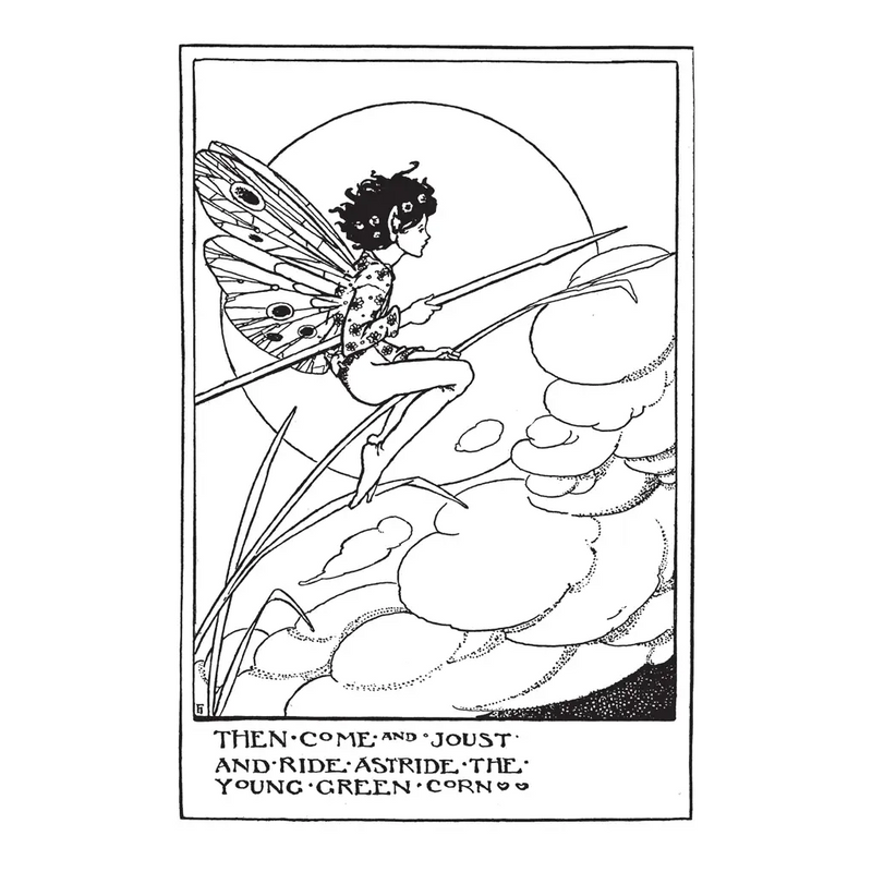 Laughing Elephant - Fairies - Cards to Color Cards