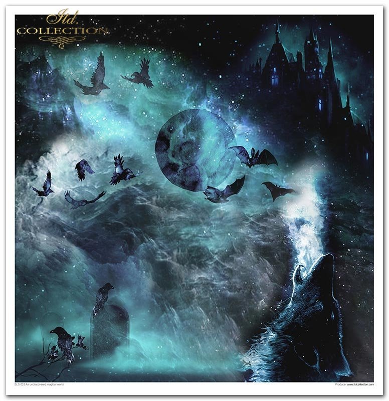 ITD Collection - An Undiscovered Magical World Scrapbooking Papers