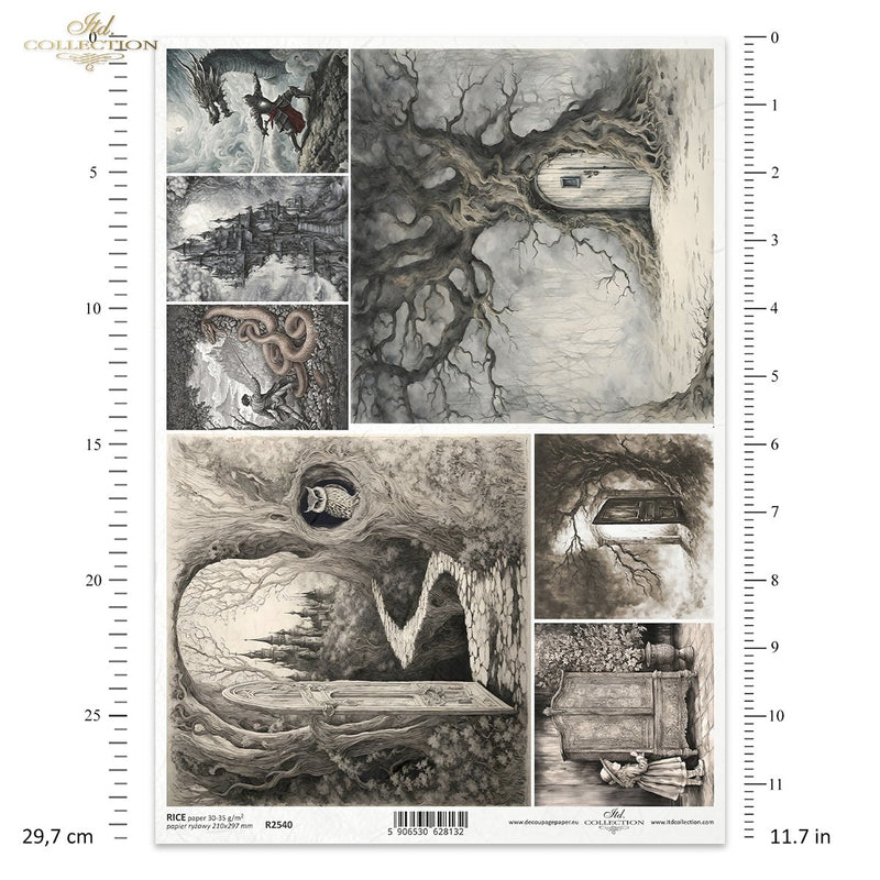 ITD Collection - Lost in a Fairy Tale - Rice Paper - R2540