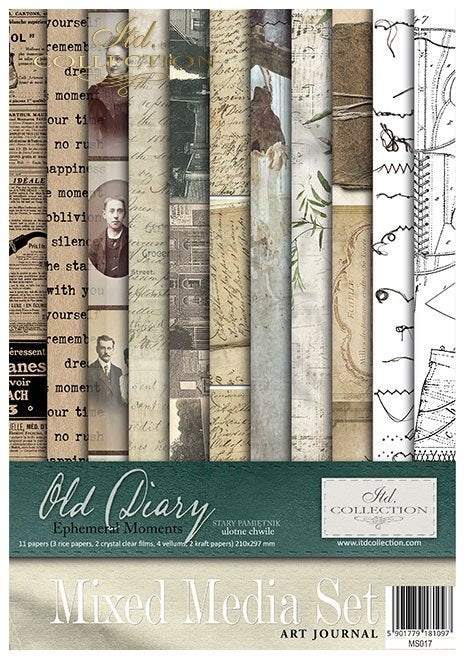 ITD Collection - Old Diary - Ephemeral Moments Creative Set