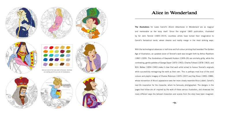 David Jones - Alice in Wonderland Make Your Own Art Masterpiece