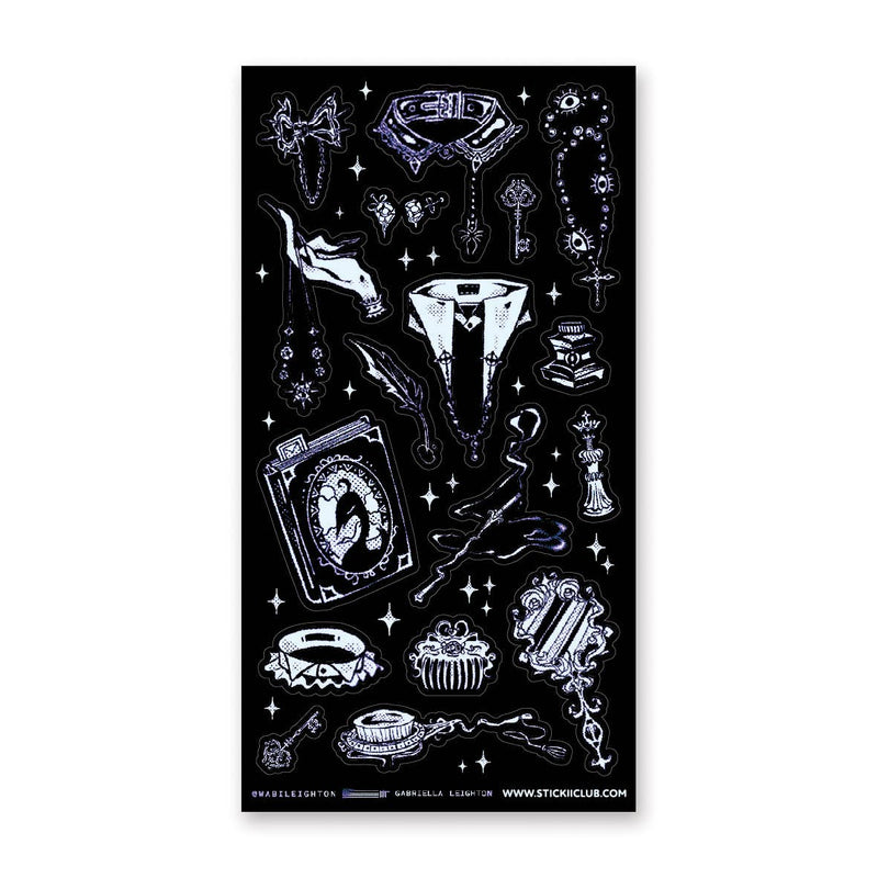 STICKII - Gothic Accessories Sticker Sheet