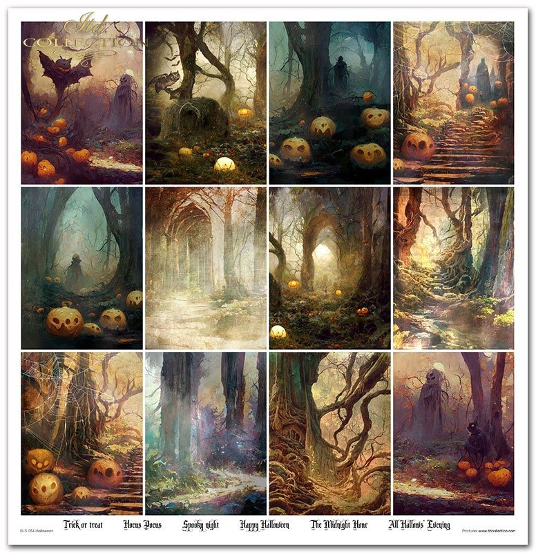 ITD Collection - Halloween Scrapbooking Papers