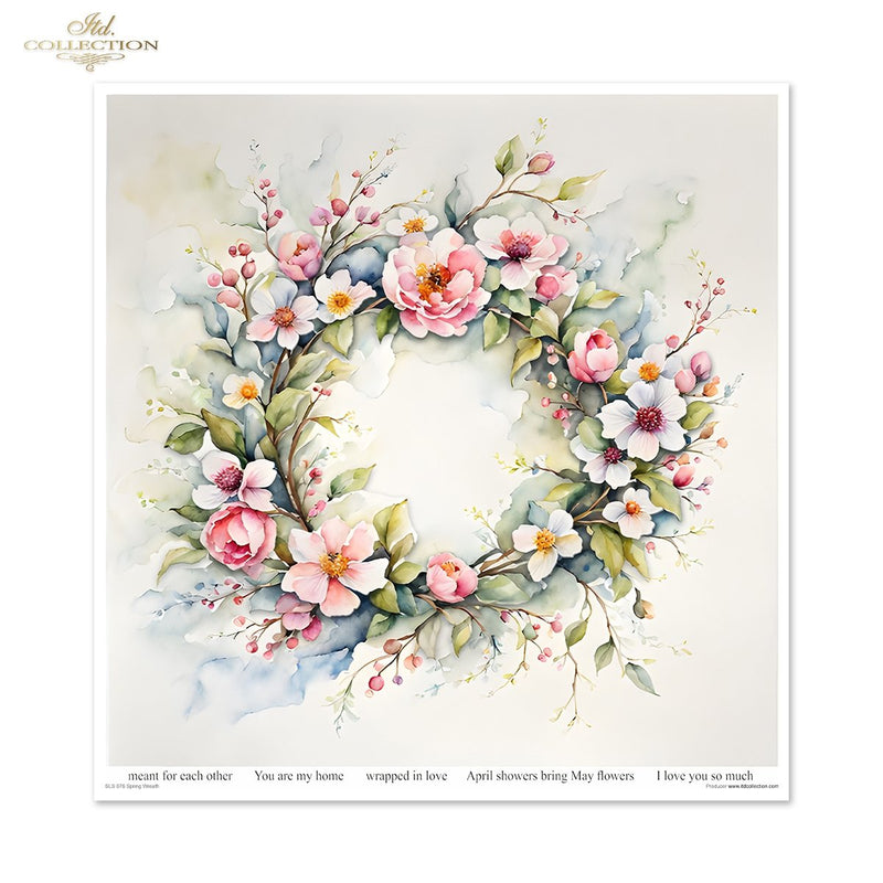 ITD Collection - Spring Wreath Scrapbooking Papers