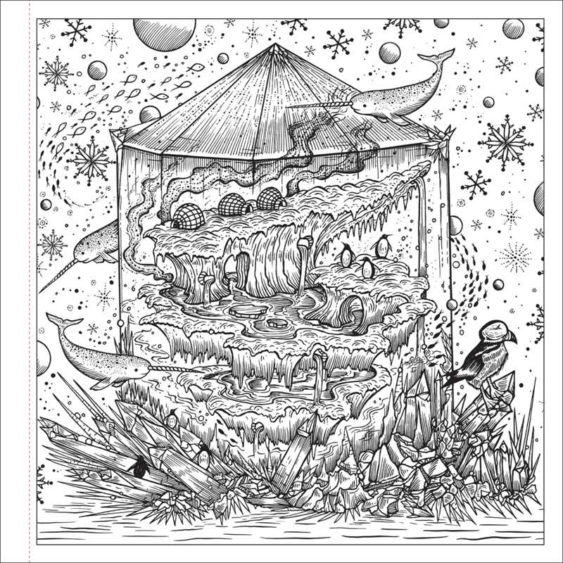 Meni Chatzipanagiotou - Coloring Book - Enchanted Earth