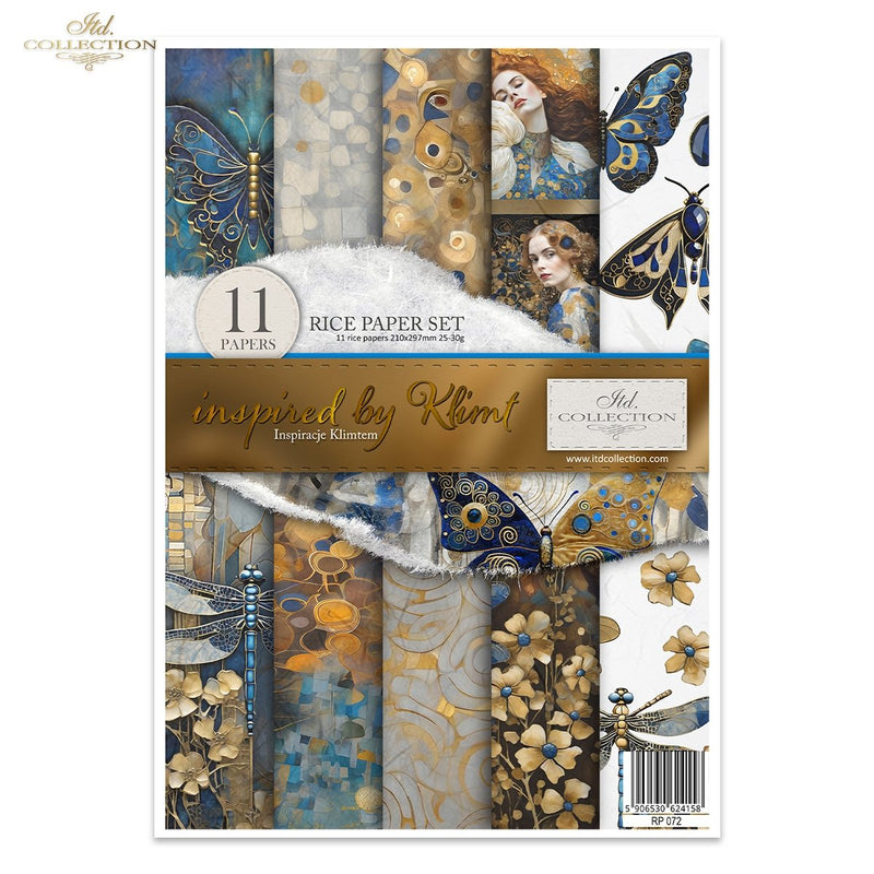 ITD Collection - Inspired by Klimt - Rice Paper Set