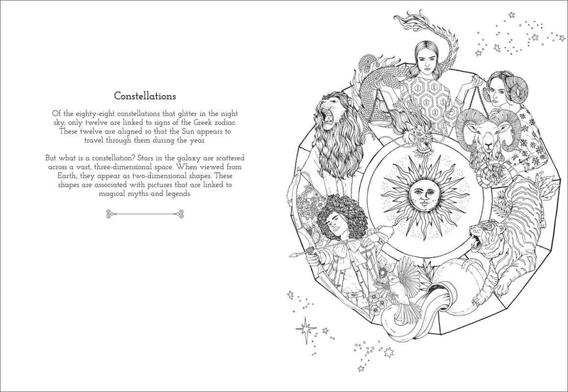 Ana Jarén - Astrology Coloring Book