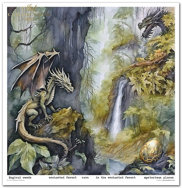 ITD Collection - Mysterious Creatures Scrapbooking Papers