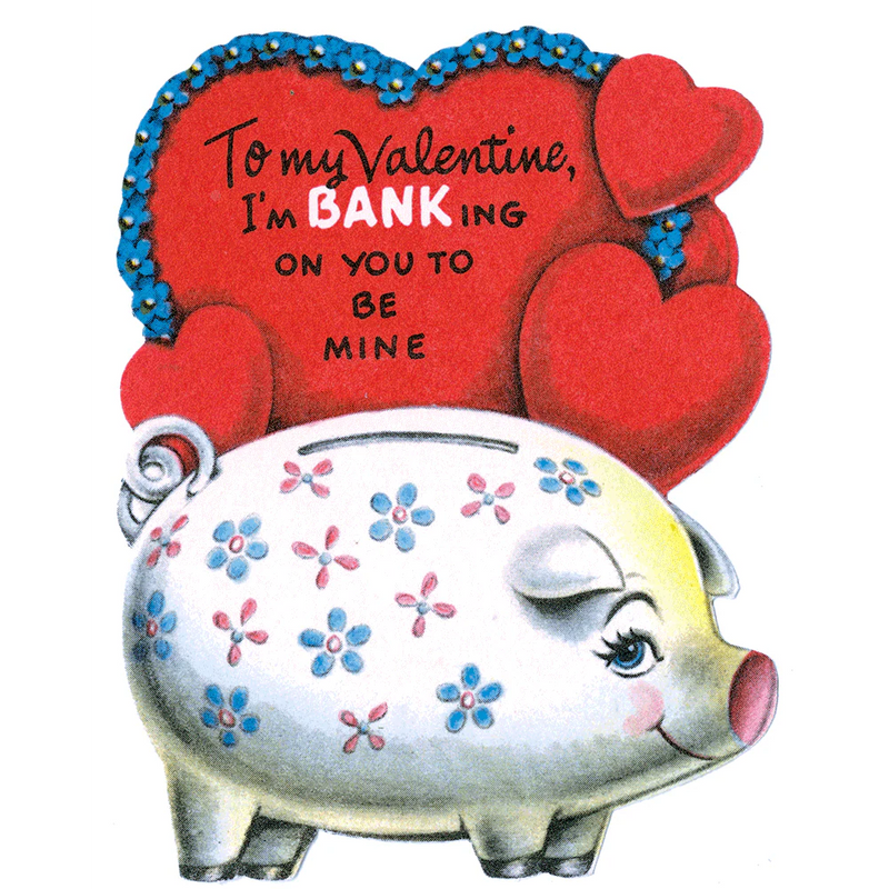 Laughing Elephant - Funny Punny Valentines - Valentines Greeting Card Packet