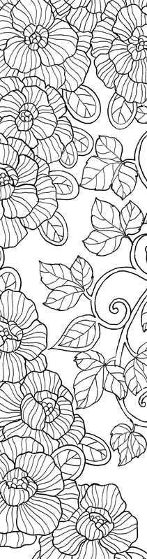 Rockpool Publishing - Flowers Coloring Bookmarks