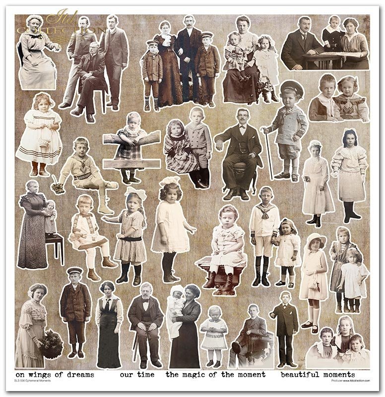 ITD Collection - Ephemeral Moments Scrapbooking Papers