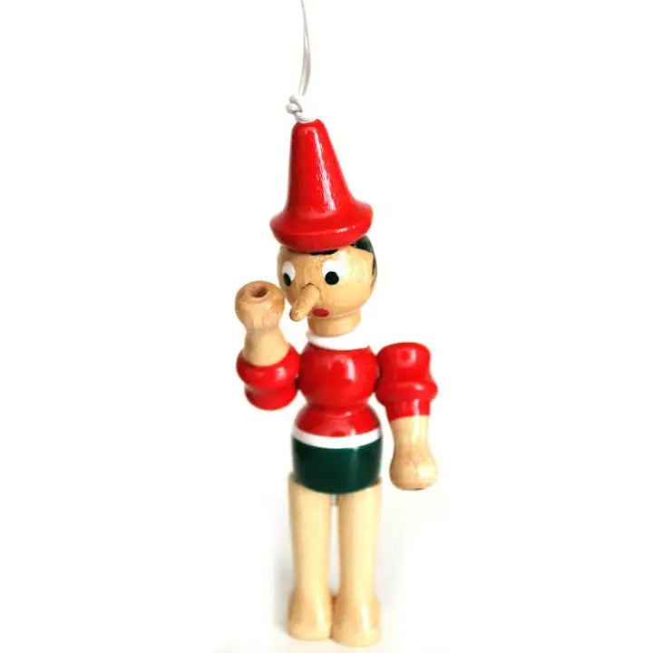 San Lorenzo Design - Pinocchio Classic Wooden Toy Figure - 4 inch