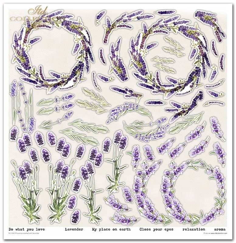 ITD Collection - Provence Scrapbooking Papers