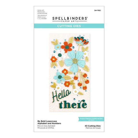 Be Bold Lowercase Alphabet And Numbers Etched Dies From The Be Bold Collection - Root & Company