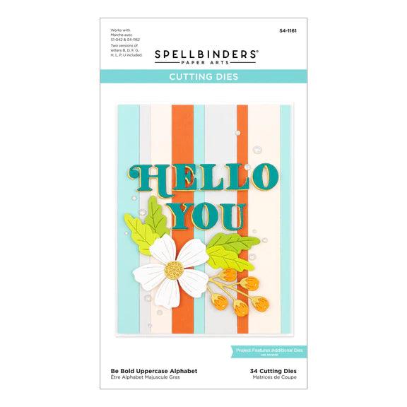 Be Bold Uppercase Alphabet Etched Dies From The Be Bold Collection - Root & Company