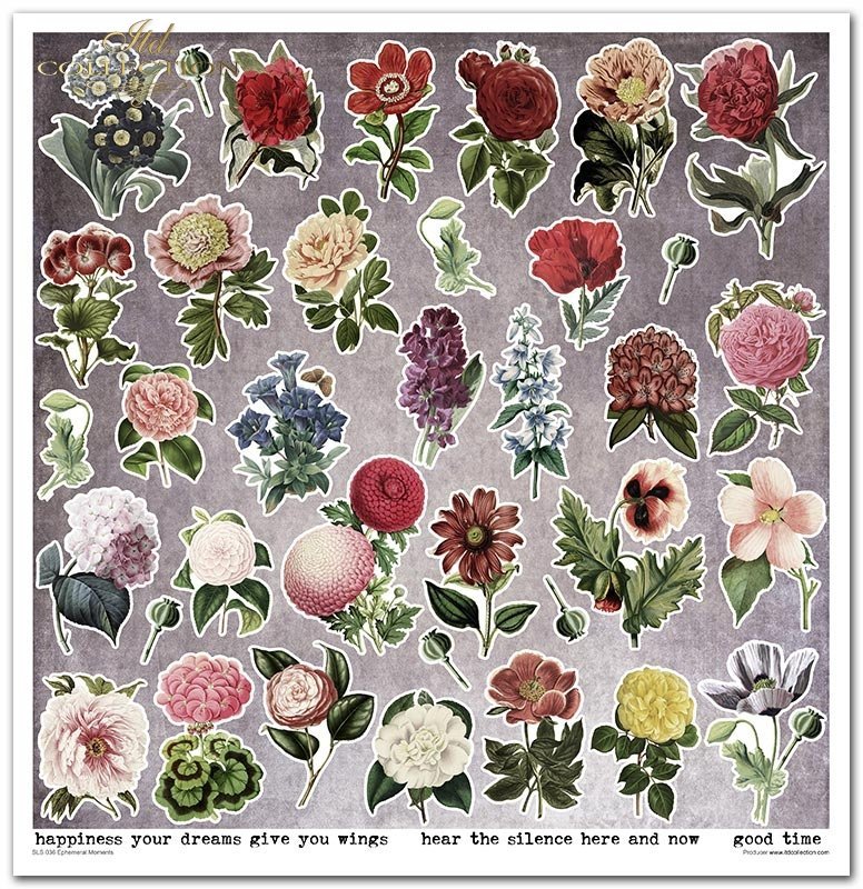 ITD Collection - Ephemeral Moments Scrapbooking Papers