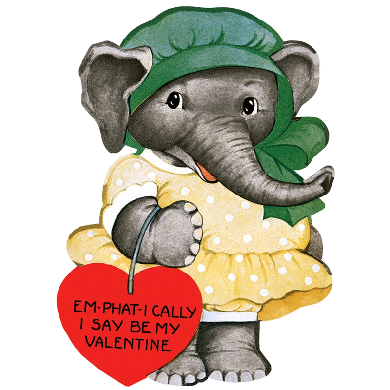 Laughing Elephant - A Valentine For Everyone - Valentines Packet
