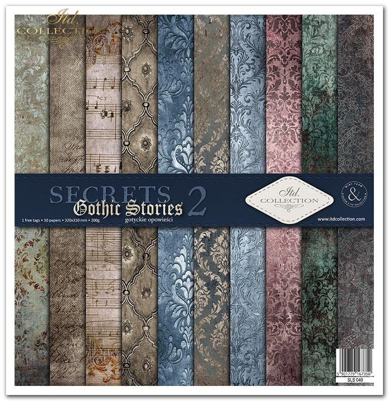 ITD Collection - Gothic Stories 2 Scrapbooking Papers