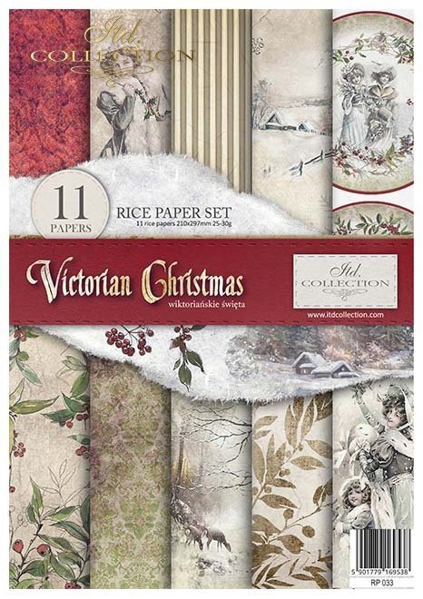 ITD Collection - Victorian Christmas Rice Paper Set
