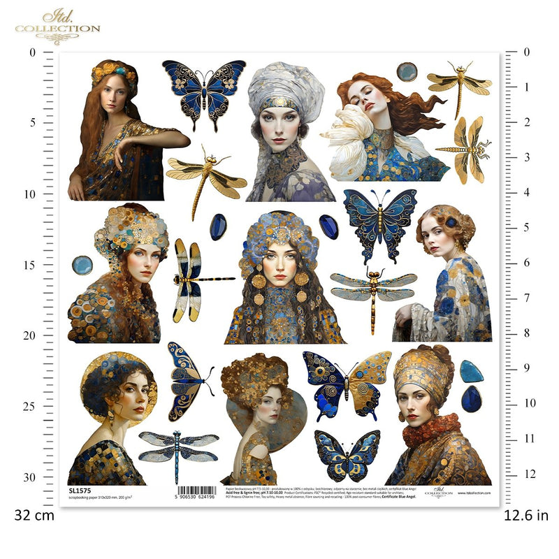 ITD Collection - SL1575 Scrapbooking Single Sheet