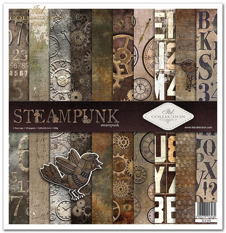 ITD Collection - Steampunk Scrapbooking Papers