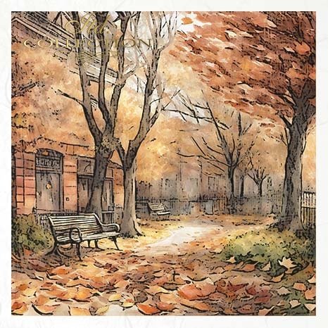 ITD Collection - Rice Paper Set Mini - Fall Leaves