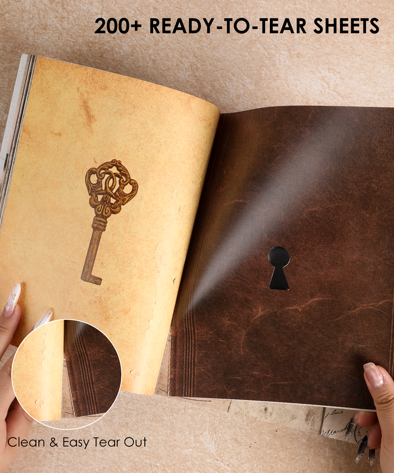 Grabie - Steampunk Explorer Collage Activity Book