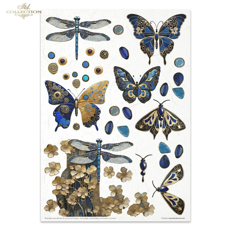 ITD Collection - Inspired by Klimt - Rice Paper Set