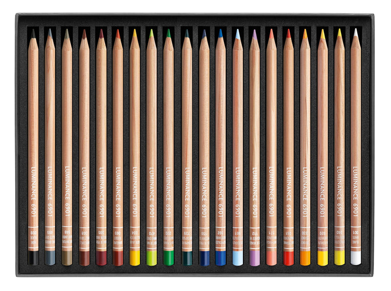 Caran d'Ache - Set of 20 Colored Pencils LUMINANCE™