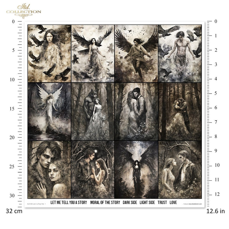 ITD Collection - Lost in a Fairy Tale Scrapbooking Papers