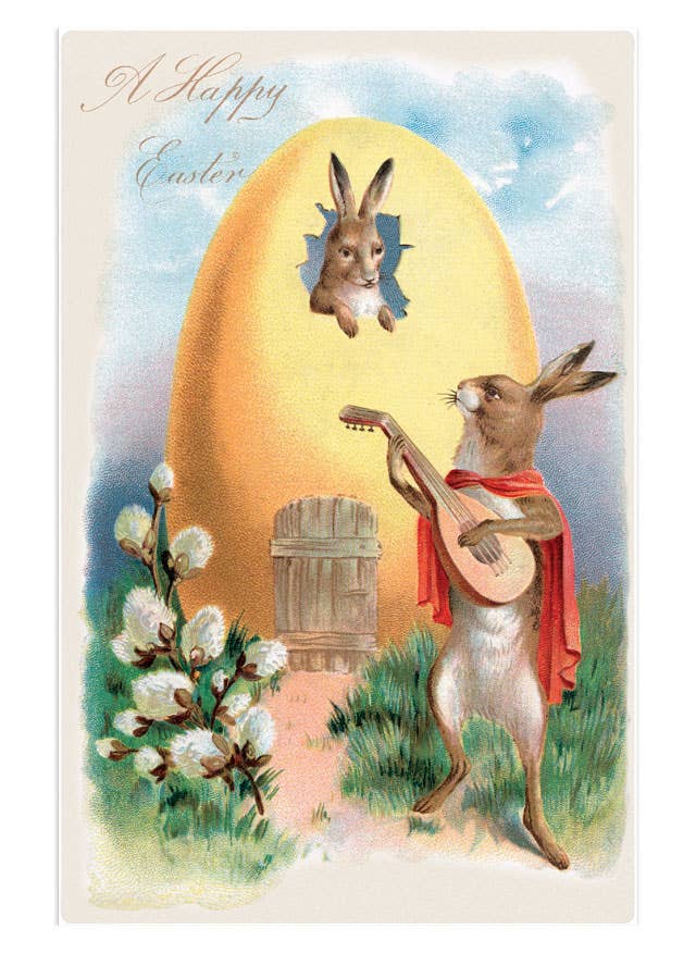 Laughing Elephant - Joyful Easter Postcard Box - 36 Unique Vintage Postcards