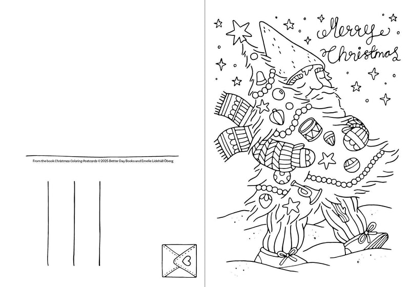 Emelie Lidehäll Öberg - Christmas Coloring Postcards