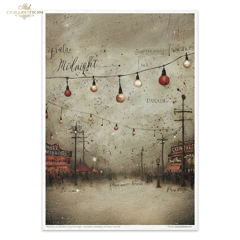 ITD Collection - Carnival - Masquerade - Rice Paper Set