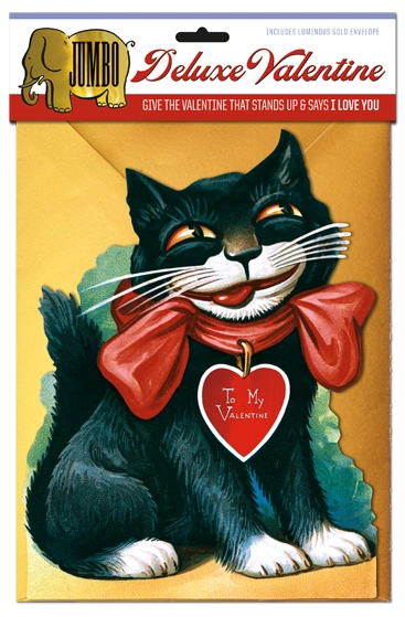 Laughing Elephant - Smiling Cat - Jumbo Deluxe Valentine