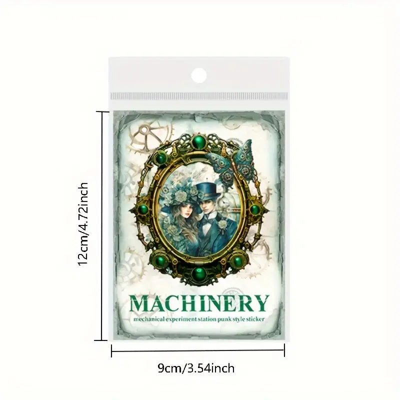 Retro Steampunk Style Stickers