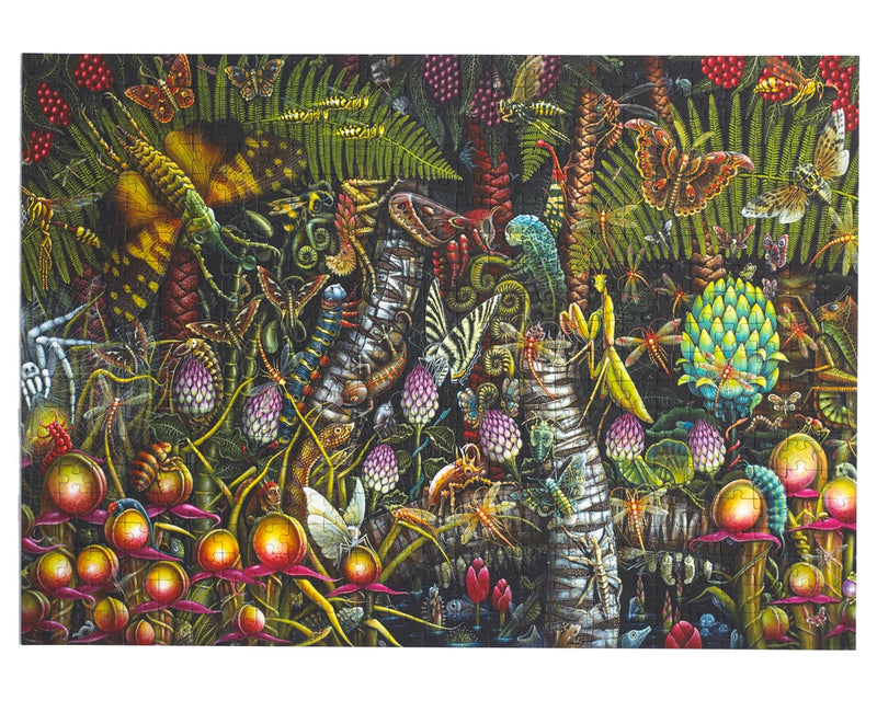 Art & Fable Puzzle Company - Microcosmic Garden 500-pc Velvet-Touch Jigsaw Puzzle
