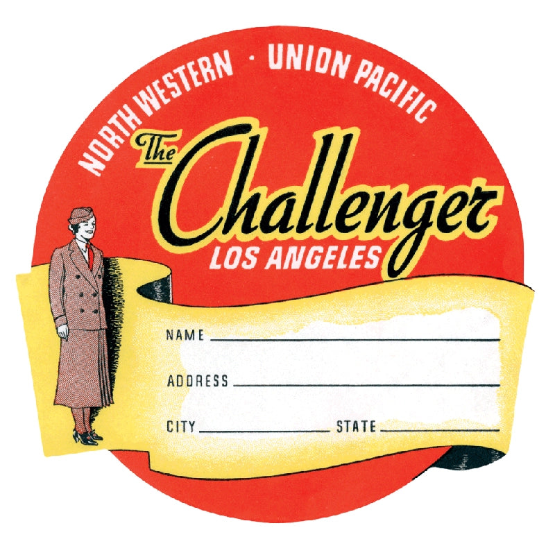 Laughing Elephant - Railroads Across America - Travel Label Sticker Box