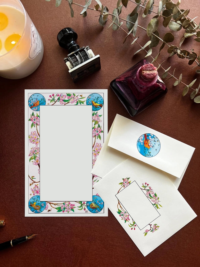 Laughing Elephant - Letter Writing Set - Spring Song