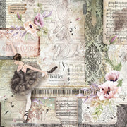 Ciao Bella Cygne Noir Paper Pad 12x12 12/Pkg - Root & Company