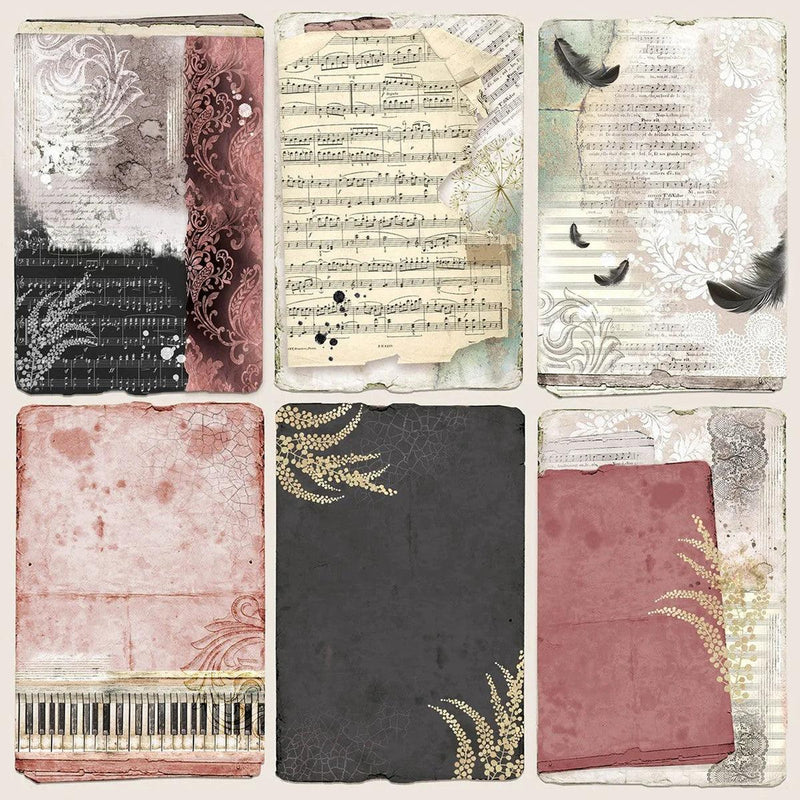 Ciao Bella Cygne Noir Paper Pad 12x12 12/Pkg - Root & Company