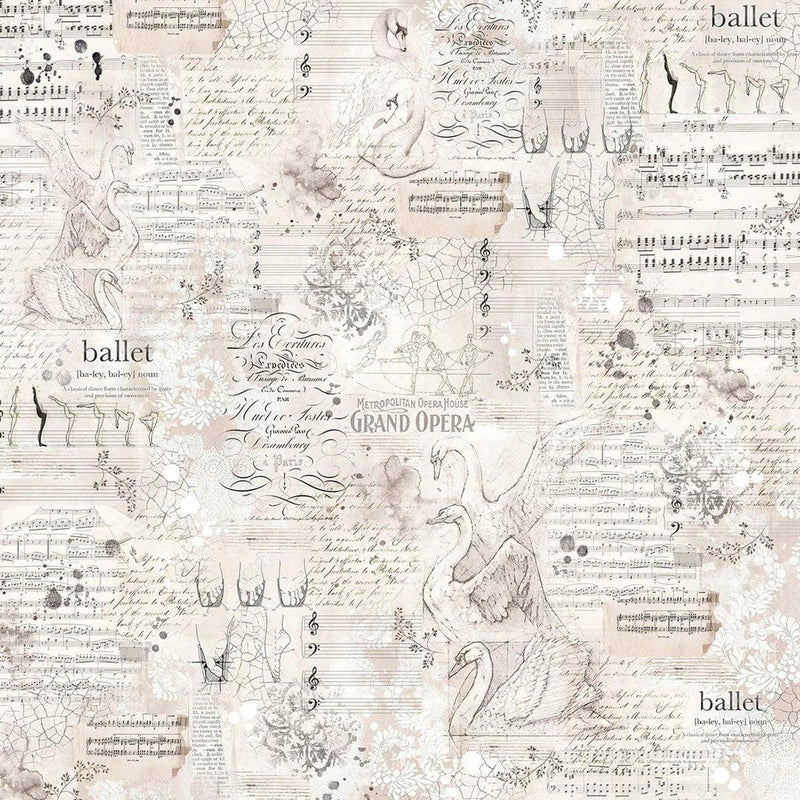 Ciao Bella Cygne Noir Paper Pad 12x12 12/Pkg - Root & Company