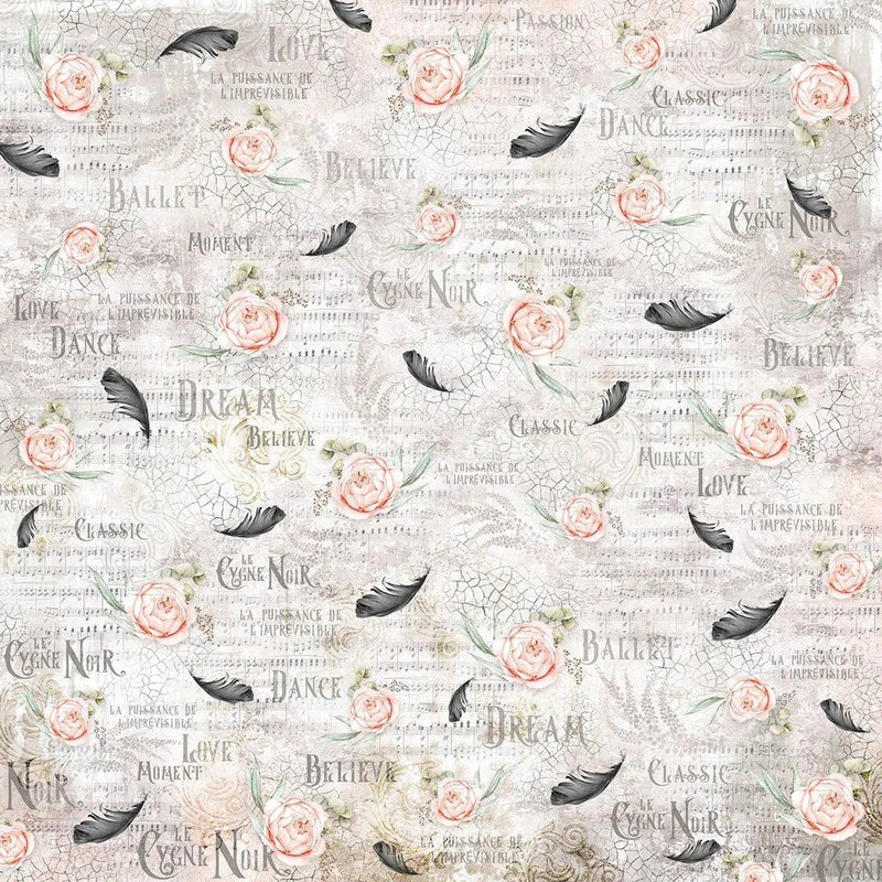 Ciao Bella Cygne Noir Paper Pad 12x12 12/Pkg - Root & Company